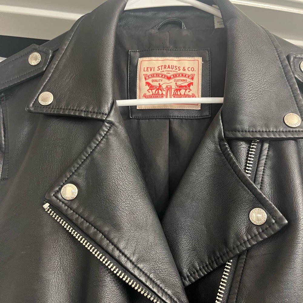 Levi's Women's Black Leather Jacket